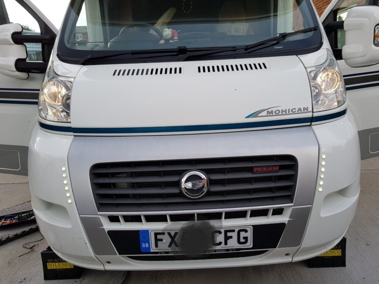 Fiat Ducato motorhome day running lights (DRL’s). Auto Mobile