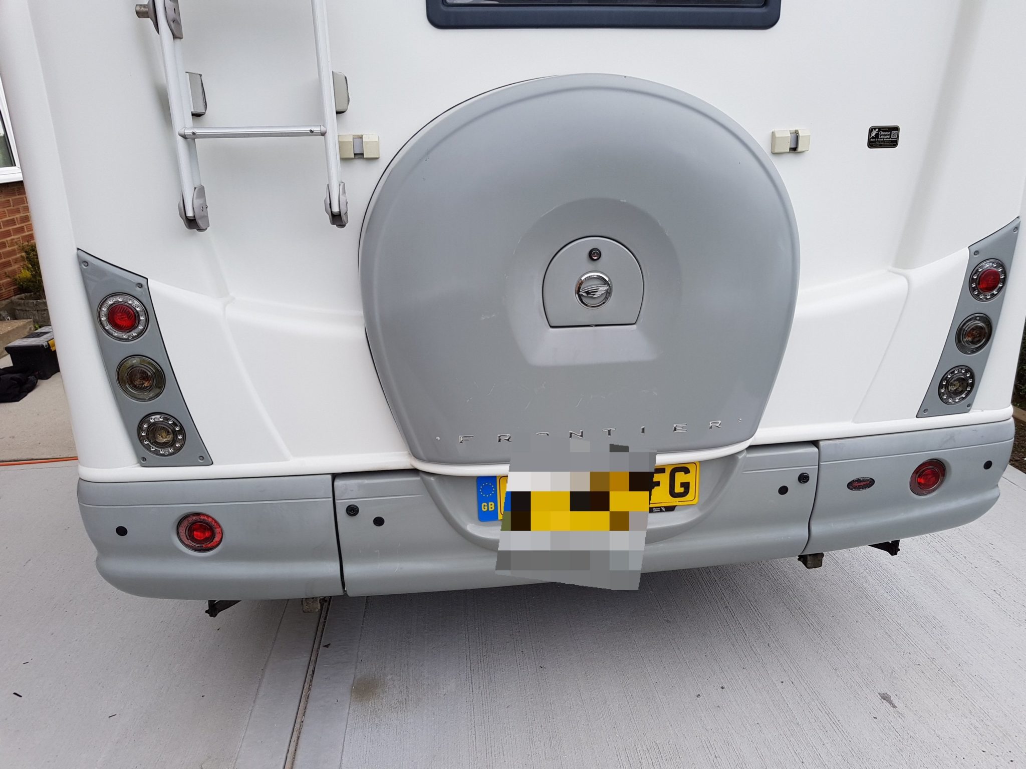 Fiat Ducato motorhome wireless reversing sensors. Auto Mobile