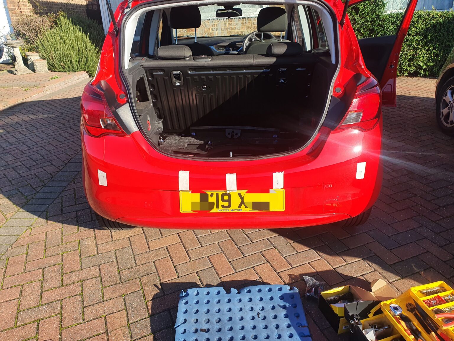 2019 Vauxhall Corsa reversing parking sensors. Auto Mobile Installations